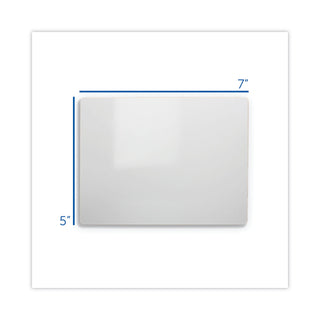 Flipside Two-Sided Dry Erase Board, 7 x 5, White Front and Back, 24/Pack (FLP45656)
