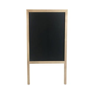 Flipside Black Chalkboard Marquee Board. 24 x 42, Natural Wood Frame (FLP31222)