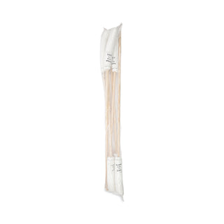 Boardwalk® Handle/Deck Mops, #16 White Rayon Head, 48" Natural Wood Handle (BWK116R)