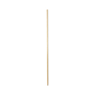 Boardwalk® Threaded End Broom Handle, Lacquered Wood, 0.94" dia x 60", Natural (BWK122)