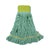 Boardwalk® EcoMop Looped-End Mop Head, Recycled Fibers, Large Size, Green, 12/Carton (UNS1200L)