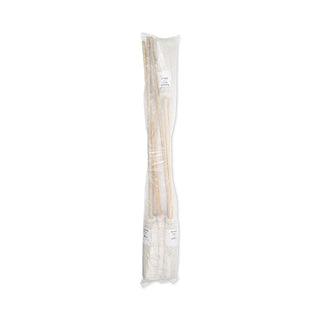 Boardwalk® Handle/Deck Mops, #16 White Cotton Head, 48" Natural Wood Handle (BWK116C)