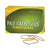 Alliance Rubber Pale Crepe Gold Rubber Bands, Size 33, 0.04" Gauge, Crepe, 1 lb Box, 970/Box (ALL20335)
