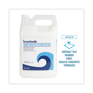 Boardwalk® High Traffic Floor Polish, 1 gal Bottle (BWK4404FEA)