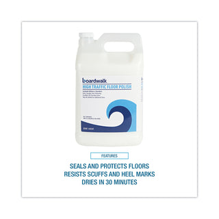 Boardwalk® High Traffic Floor Polish, 1 gal Bottle (BWK4404FEA)