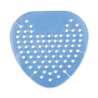 Boardwalk® Gem Urinal Screens, Cotton Blossom Scent, Blue, 12/Box (BWKGEMCBL)