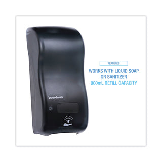 Boardwalk® Bulk Fill Foam Soap Dispenser with Key Lock, 900 mL, 5.25 x 4 x 12, Black Pearl (BWKSHF900SBBW)