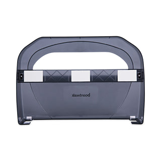 Boardwalk® Toilet Seat Cover Dispenser, 17.25 x 3.13 x 11.75, Smoke Black (BWKTS510SBBW)