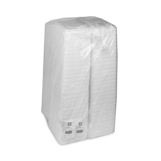 Pactiv Evergreen Supermarket Tray, #8S, 1-Compartment, 10 x 8 x 0.65, White, 500/Carton (PCT0TF108S00000)