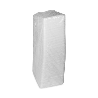 Pactiv Evergreen Supermarket Tray, #8S, 1-Compartment, 10 x 8 x 0.65, White, 500/Carton (PCT0TF108S00000)