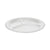 Pactiv Evergreen Laminated Foam Dinnerware, 3-Compartment Plate, 8.88" Diameter, White, 500/Carton (PCT0TK100110000)