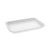 Pactiv Evergreen Supermarket Tray, #2, 1-Compartment, 5.13 x 5.13 x 2.5, White, 500/Carton (PCT0TF100200000)