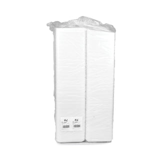 Pactiv Evergreen Supermarket Tray, #2, 1-Compartment, 5.13 x 5.13 x 2.5, White, 500/Carton (PCT0TF100200000)