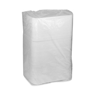 Pactiv Evergreen Supermarket Tray, #1216, 1-Compartment, 16.25 x 12.63 x 0.63, White, 100/Carton (PCT0TF112160000)