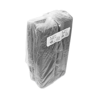 Pactiv Evergreen Supermarket Trays, #2, 1-Compartment, 8.2 x 5.7 x 0.91, Black, 500/Carton (PCT0TFB00200000)