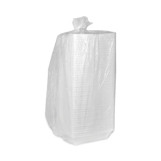 Pactiv Evergreen Foam Hinged Lid Containers, Single Tab Lock Hoagie, 9.75 x 5 x 3.25, 1-Compartment, White, 560/Carton (PCT0TH10099Y000)
