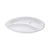 Pactiv Evergreen Unlaminated Foam Dinnerware, 3-Compartment Plate, 10.25" Diameter, White, 540/Carton (PCT0TH10044000Y)