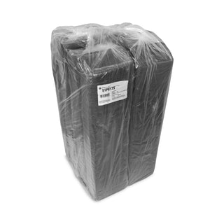 Pactiv Evergreen Supermarket Trays, #17S, 1-Compartment, 8.38 x 4.5 x 0.69, Black, 1,000/Carton (PCT51P917S)