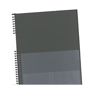 Brownline® CoilPro Weekly Appointment Book in Columnar Format, 11 x 8.5, Black Lizard-Look Cover, 12-Month (Jan to Dec): 2026 (REDCB950CBLK)