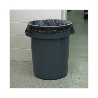 Boardwalk® Linear Low Density Industrial Can Liners, 33 gal, 1.3 mil, 33 x 39, Gray, 100/Carton (BWKG3339G)
