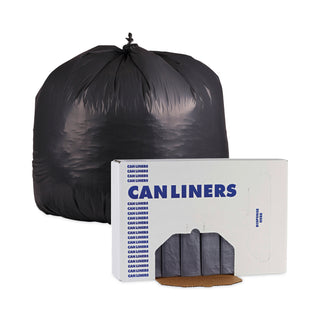 Boardwalk® Linear Low Density Industrial Can Liners, 60 gal, 1.3 mil, 38 x 58, Gray, 100/Carton (BWKG3858G)