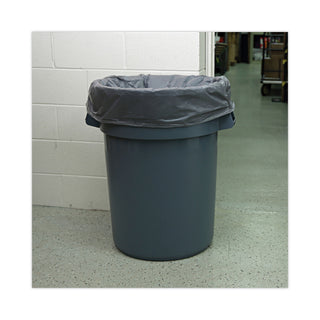 Boardwalk® Linear Low Density Industrial Can Liners, 56 gal, 1.3 mil, 43 x 47, Gray, 100/Carton (BWKG4347G)