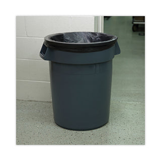 Boardwalk® Linear Low Density Industrial Can Liners, 30 gal, 0.65 mil, 30 x 36, Black, 200/Carton (BWKL3036H)