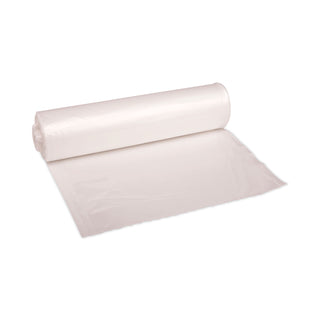 Boardwalk® High Density Industrial Can Liners Coreless Rolls, 33 gal, 16 mic, 33 x 40, Natural, 25 Bags/Roll, 10 Rolls/Carton (BWKRH3340S)