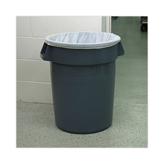 Boardwalk® High Density Industrial Can Liners Coreless Rolls, 33 gal, 16 mic, 33 x 40, Natural, 25 Bags/Roll, 10 Rolls/Carton (BWKRH3340S)