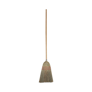 Boardwalk® Parlor Broom, Corn Fiber Bristles, 55" Overall Length, Natural, 12/Carton (BWK926CCT)