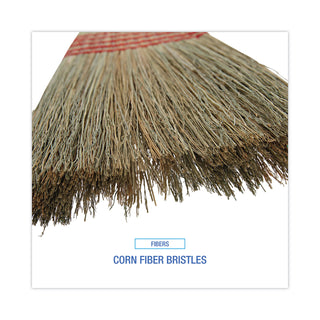 Boardwalk® Parlor Broom, Corn Fiber Bristles, 55" Overall Length, Natural, 12/Carton (BWK926CCT)
