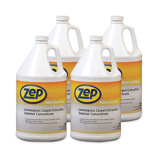 Zep Professional® Carpet Extraction Cleaner, Lemongrass, 1 gal Bottle, 4/Carton (ZPP1041398)