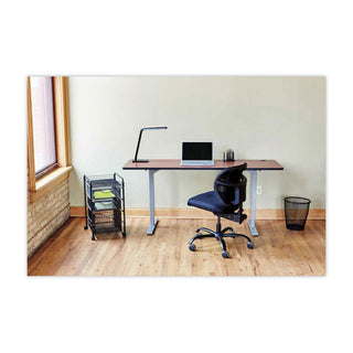 Safco® Vue Intensive-Use Mesh Task Chair, Supports up to 500 lbs., Black Seat/Black Back, Black Base (SAF3397BV)