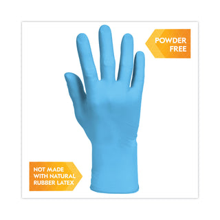 KleenGuard™ G10 Comfort Plus Blue Nitrile Gloves, Light Blue, Large, 1,000/Carton (KCC54188CT)
