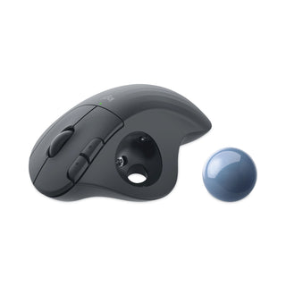 Logitech® Ergo M575 Trackball, 32.8 ft Wireless Range, Right Hand Use, Graphite (LOG910006197)