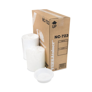 Pactiv Evergreen VERSAtainers, 24 oz, 7 x 7 x 2.38, White/Clear, 150/Carton (PCTNC723)