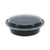 Pactiv Evergreen VERSAtainers, 1-Comp, Black/Clear, 24oz, 7"dia, 150/Carton (PACNC723B)