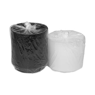 Pactiv Evergreen Round Microwavable Container with Lid, 48 OZ, Black (PCTNC948B) (PACNC948B)