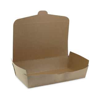 Pactiv Evergreen EarthChoice OneBox Paper Box, 55 oz, 9 x 4.85 x 2, Kraft, 100/Carton (PCTNOB02KEC)