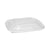 Pactiv Evergreen EarthChoice PET Container Lids, For 24-32 oz Container Bases, 7.38 x 7.38 x 0.82, Clear, 300/Carton (PCTSACLD07)