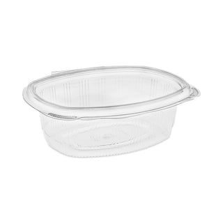 Pactiv Evergreen EarthChoice PET Hinged Lid Deli Container, 7.38 x 5.88 x 2.38, 24 oz, 1-Compartment, Clear, 280/Carton (PCTYCA910240000)
