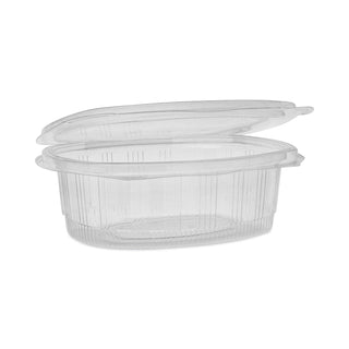 Pactiv Evergreen EarthChoice PET Hinged Lid Deli Container, 7.38 x 5.88 x 2.38, 24 oz, 1-Compartment, Clear, 280/Carton (PCTYCA910240000)