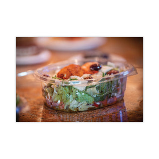 Pactiv Evergreen EarthChoice PET Hinged Lid Deli Container, 7.38 x 5.88 x 2.38, 24 oz, 1-Compartment, Clear, 280/Carton (PCTYCA910240000)