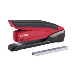 Bostitch® InPower Spring-Powered Desktop Stapler, 20-Sheet Capacity, Red (ACI1124)
