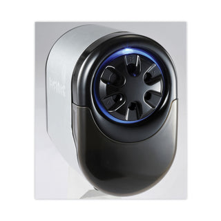 Bostitch® QuietSharp Glow Classroom Electric Pencil Sharpener, AC-Powered, 6.13" x 10.69" x 9", Silver/Black (BOSEPS11HC)