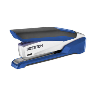 Bostitch® InPower Spring-Powered Premium Desktop Stapler, 28-Sheet Capacity, Blue/Silver (ACI1118)