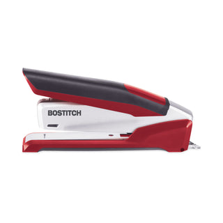 Bostitch® InPower Spring-Powered Premium Desktop Stapler, 28-Sheet Capacity, Red/Silver (ACI1117)