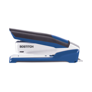 Bostitch® InPower Spring-Powered Premium Desktop Stapler, 28-Sheet Capacity, Blue/Silver (ACI1118)