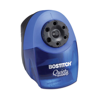 Bostitch® QuietSharp 6 Classroom Electric Pencil Sharpener, AC-Powered, 6.13" x 10.69" x 9", Blue (BOSEPS10HC)