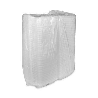 Pactiv Evergreen SmartLock Vented Foam Hinged Lid Containers, , 9 x 9.25 x 3.25, 3-Compartment, White, 150/Carton (PCTYHLWV9030000)
